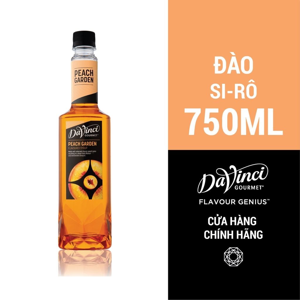  Syrup DaVinci Đào (Peach) - Chai 750ml 
