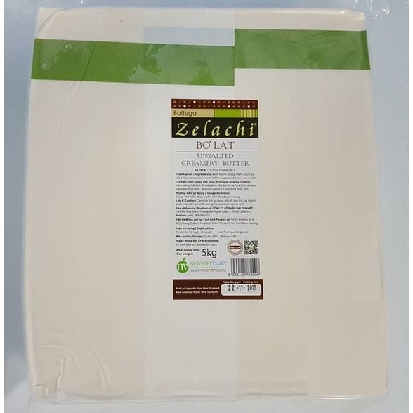  Bơ lạt New Zealand Bottega Zelachi 5kg 