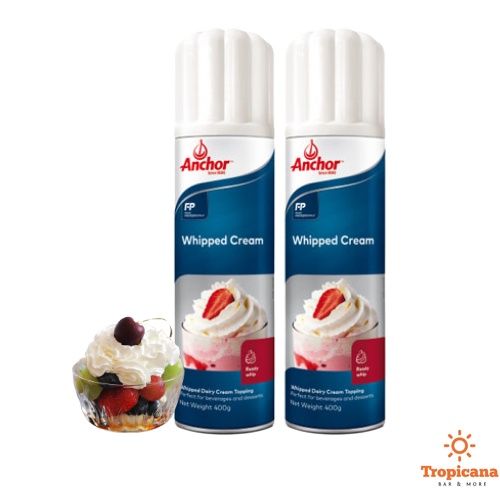  Kem sữa tươi Anchor dang xịt - Chai 400gr 