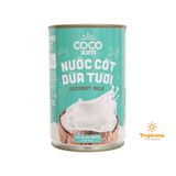  Nước cốt dừa Cocoxim xanh - Lon 400ml (ngọt) 