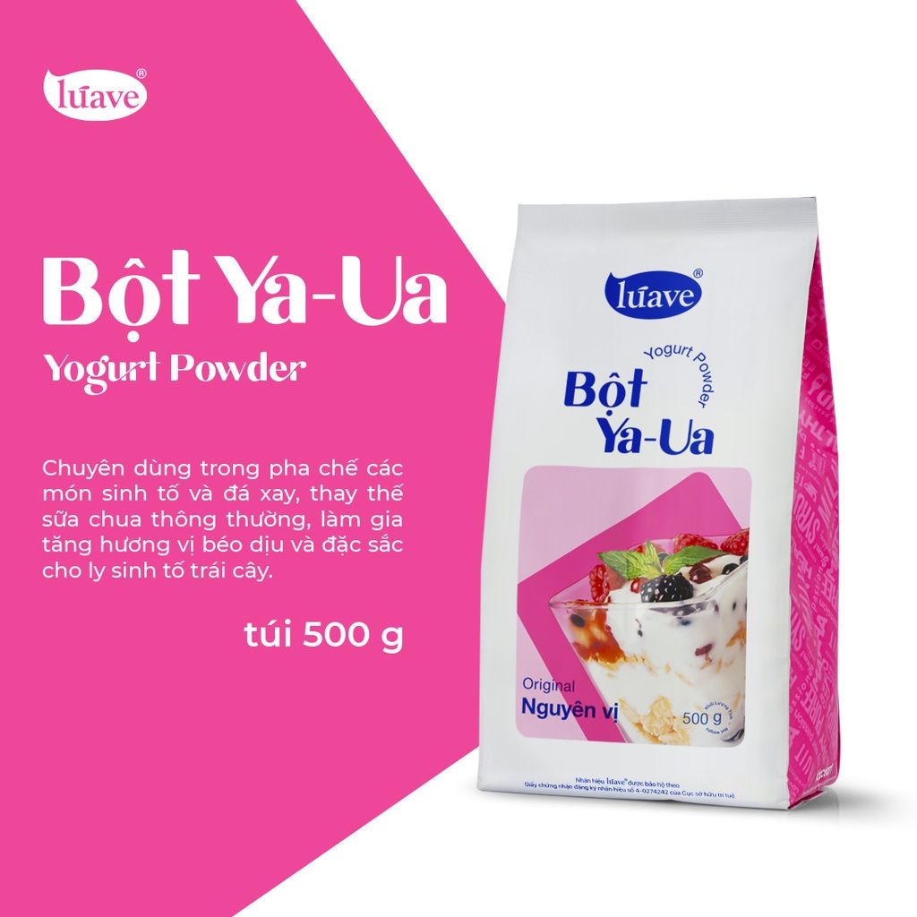  Bột Đá Xay Yogurt Luave - Bịch 500gr 