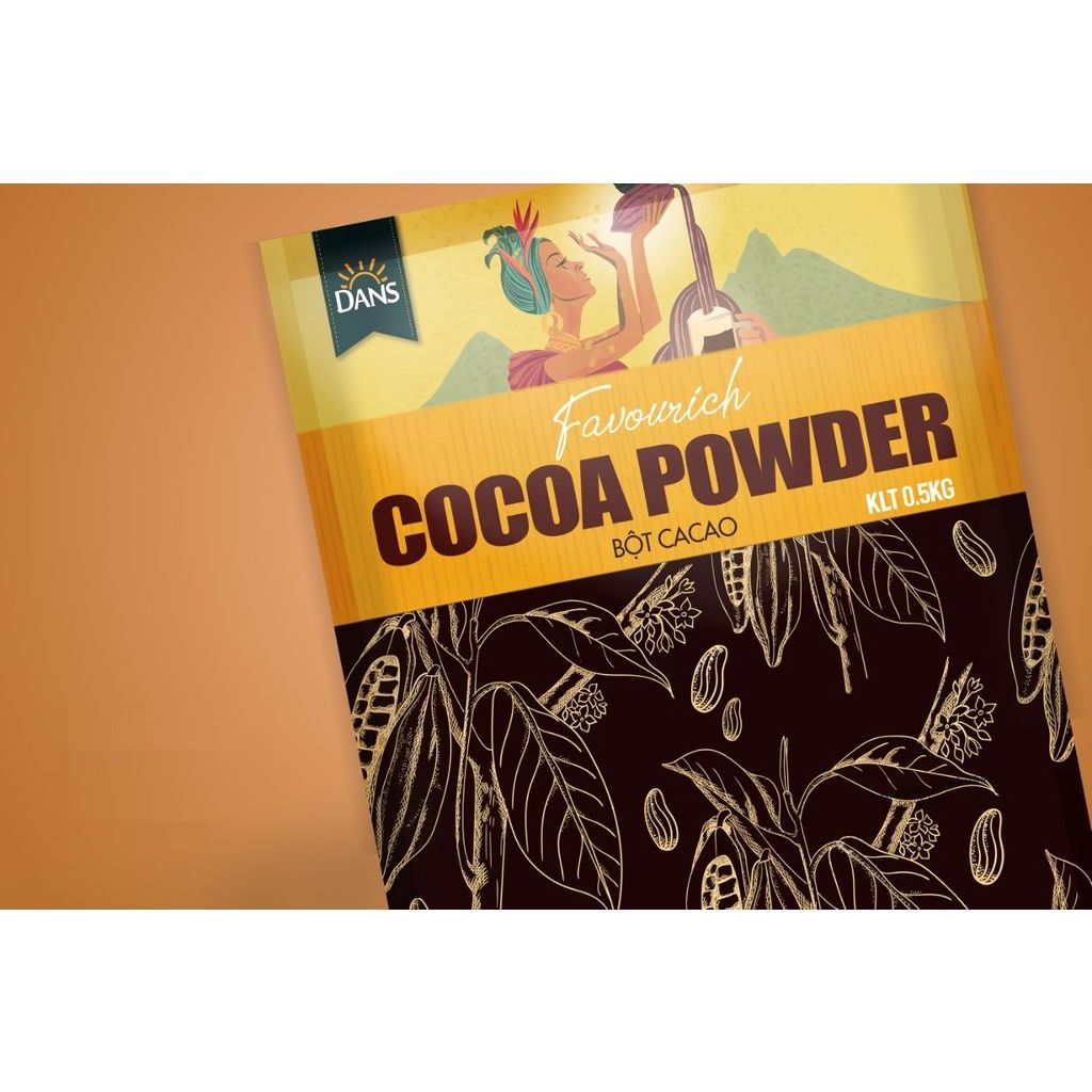 Bột Cacao Favorich Dans - Gói 500g 