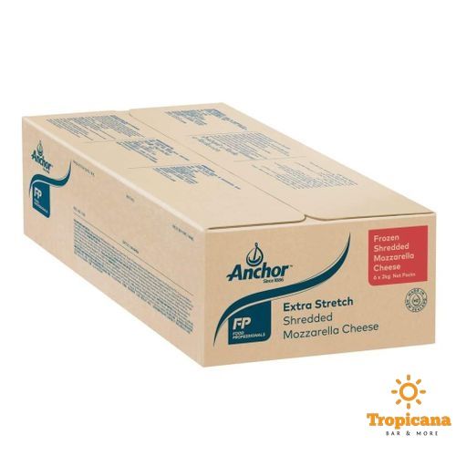  THÙNG Phô mai Mozzarella Anchor dạng bào sẵn - Thùng 12 kg 