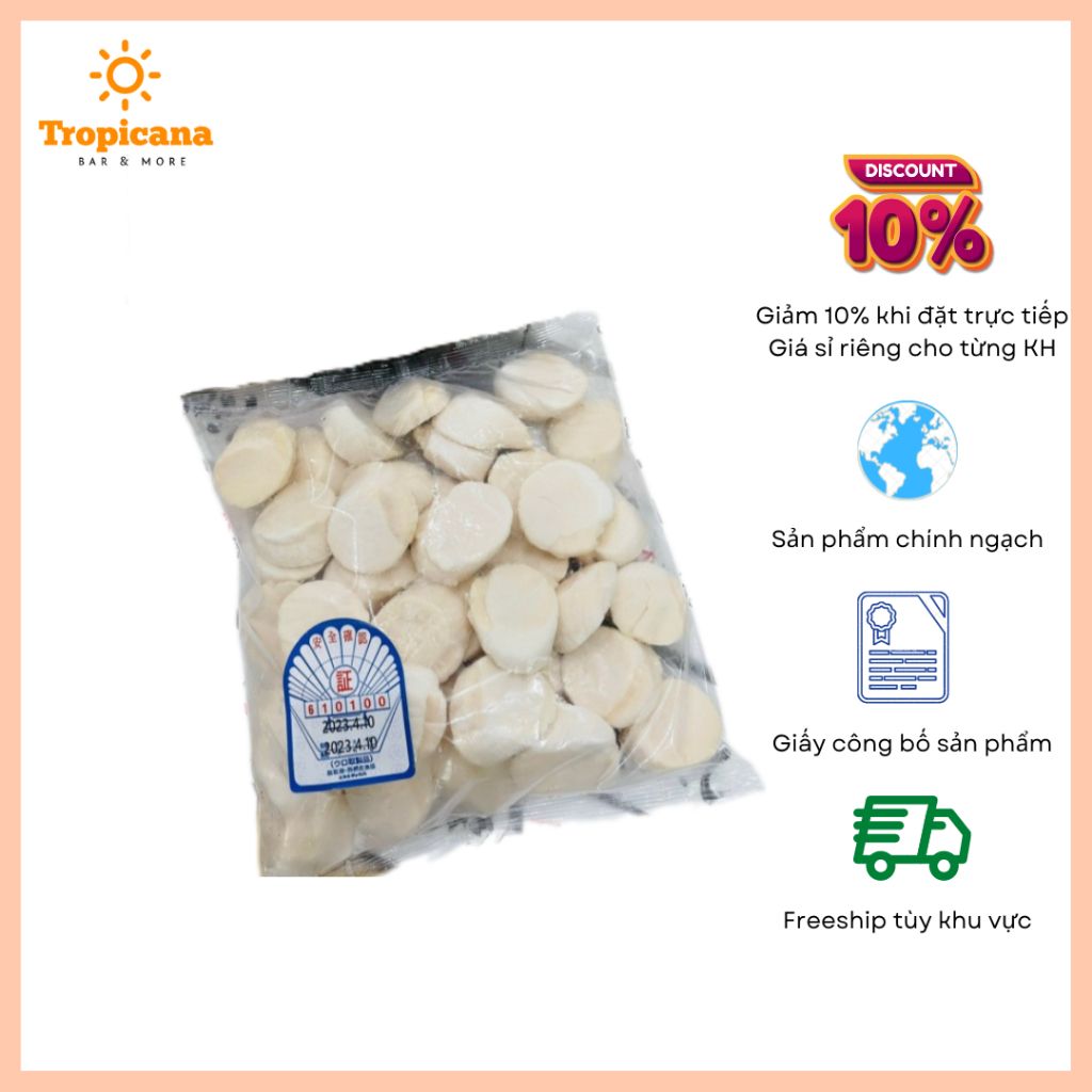  Cồi Sò Điệp Hokkaido Nhật 26/30 Cồi/Kg 