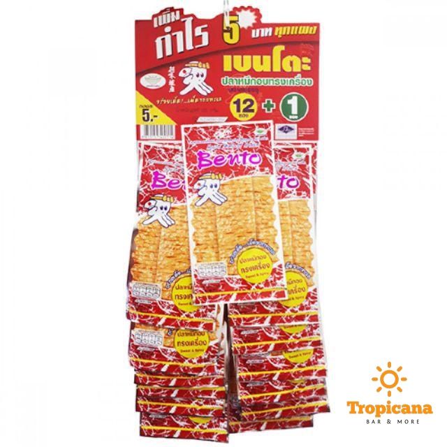  Mực Cay Bento Thái Lan - Dây 13 gói * 6gr 
