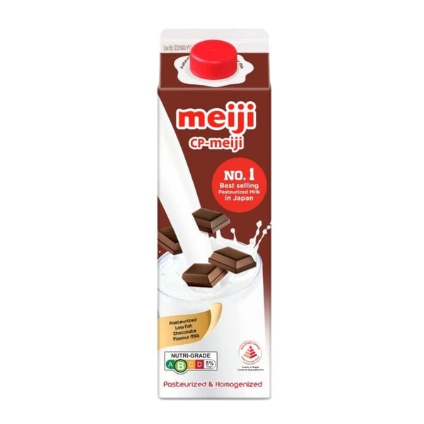  Sữa Thanh Trùng cao cấp Meiji Milk Premium Low Fat vị Chocolate - Hộp 946ml 