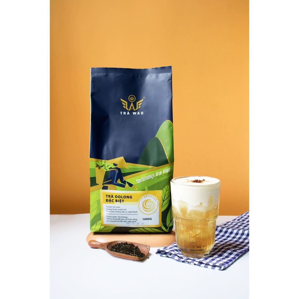  Trà Olong đăc biệt WAO - Bịch 1kg 