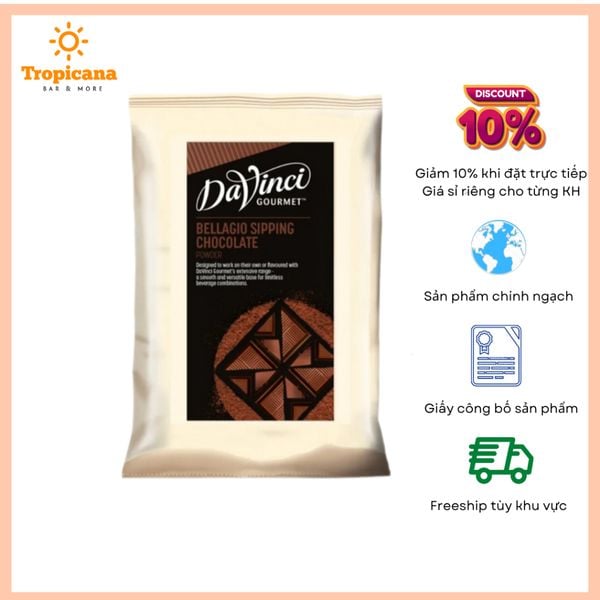  Bột Bellagio Sipping Chocolate Davinci - Túi 1kg 