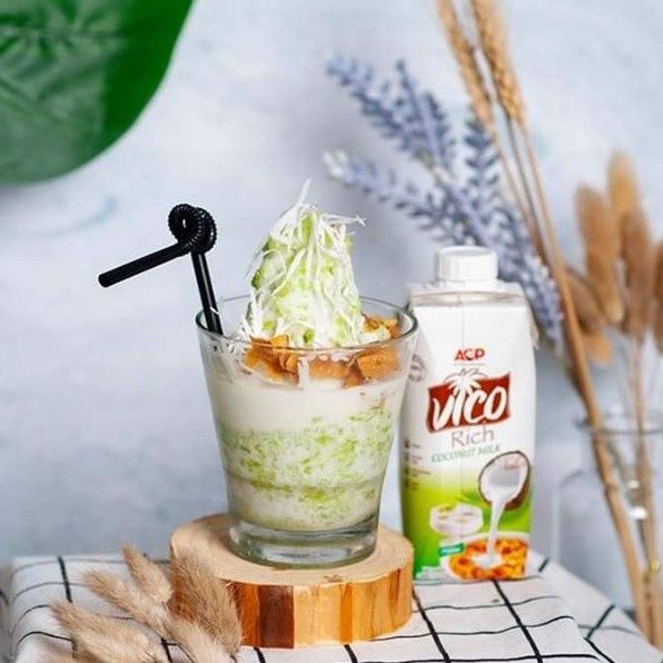  Nước cốt dừa Vico - Hộp 330ml & 1L 