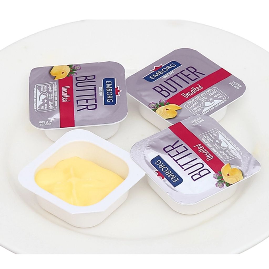  Bơ lạt viên Emborg 82% chất béo vỉ - Vỉ 64gr (8 x 8 g) 