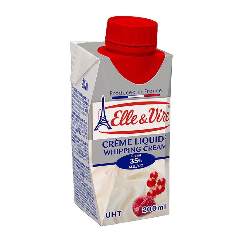  Kem Sữa Tươi Whipping Cream Elle&Vire Excellence - Hộp 200ml [GIẢM 10% KHI ĐẶT HÀNG TRỰC TIẾP] 