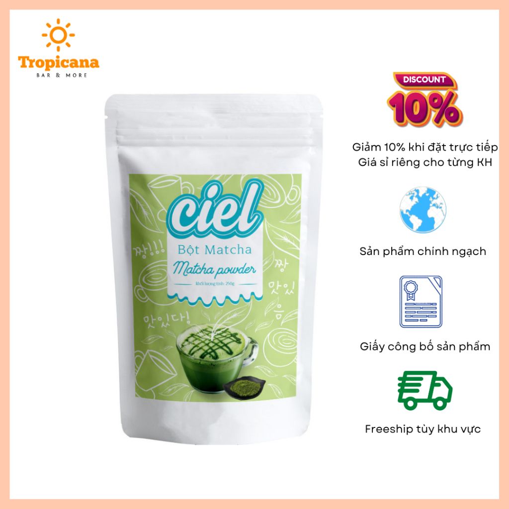  Bột Matcha Nhật nguyên chất Ciel - 500gr 