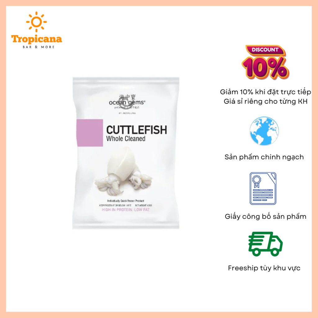  Mực Nang/ Bạch tuộc Baby Ocean Gems - Bịch 1kg 