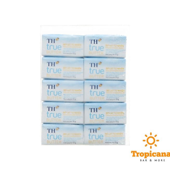  Bơ lạt TH True vỉ 100g (10 gói x 10g) [GIẢM 10% KHI ĐẶT HÀNG TRỰC TIẾP] 
