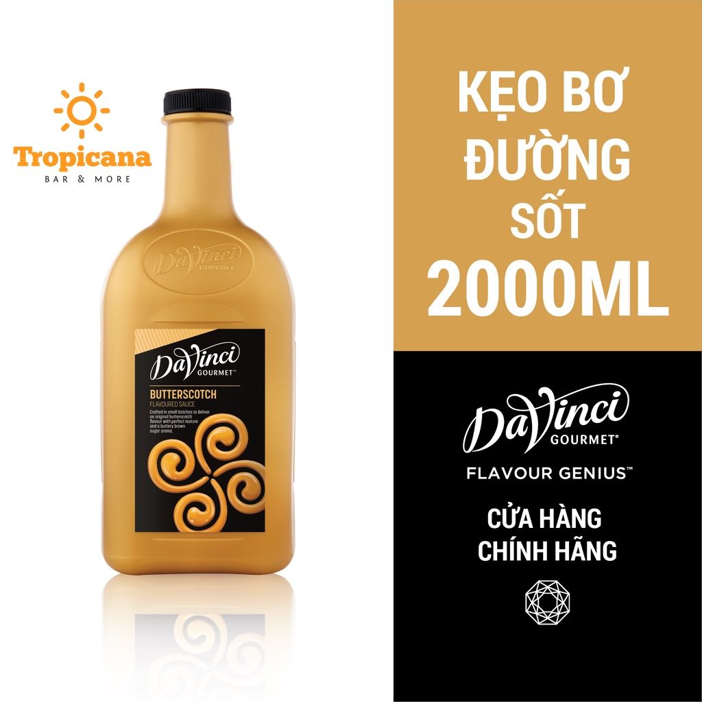  Sốt Sauce Davinci Gourmet đủ vị - Chai 2L 