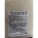  Phô mai Mozzarella Emborg - 2kg & 2.5kg 