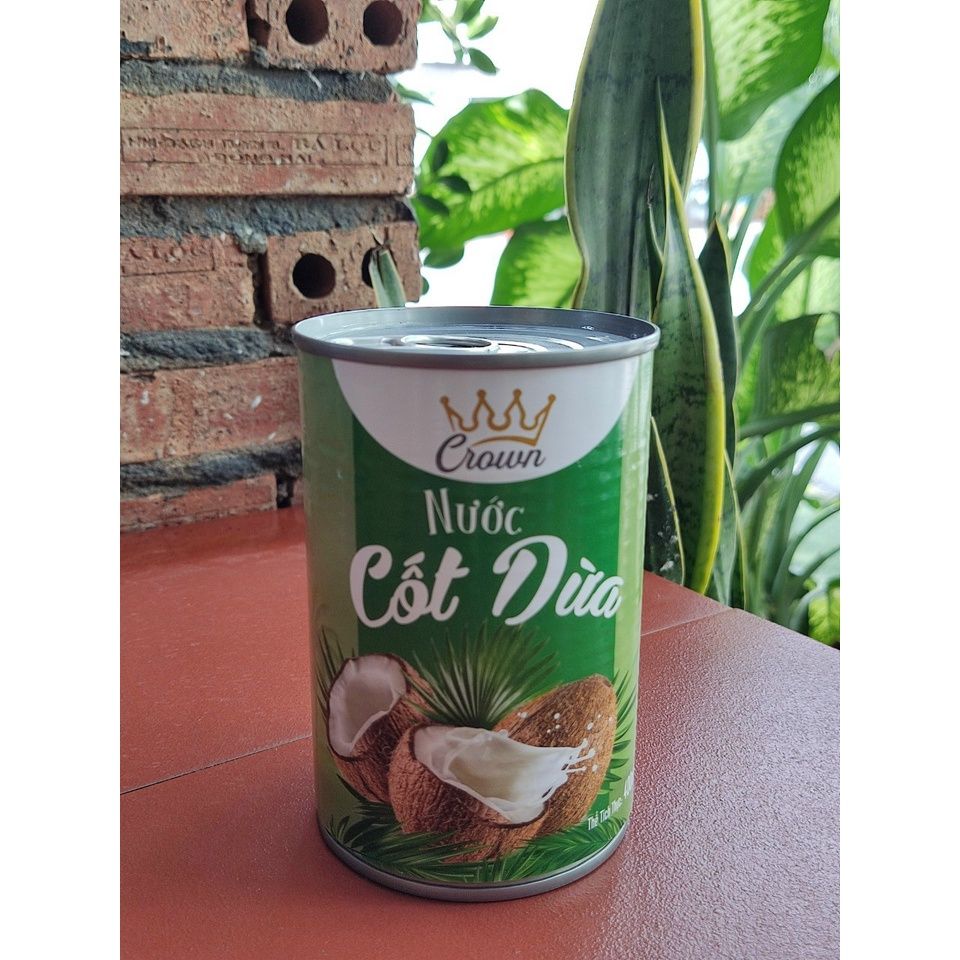  Nước Cốt Dừa Crown - Lon 400ml 