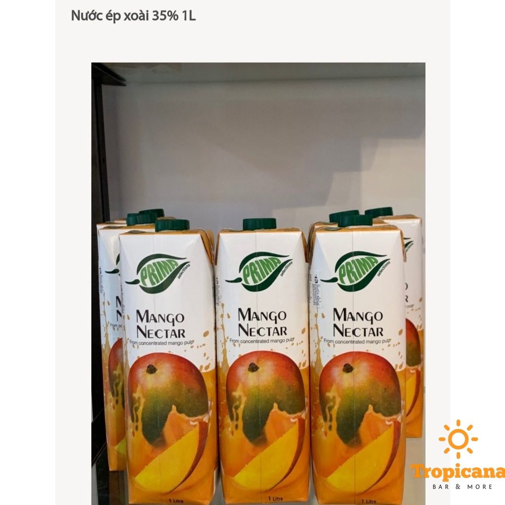 Nước ép Nectar xoài 35% Prima - Hộp 1L 