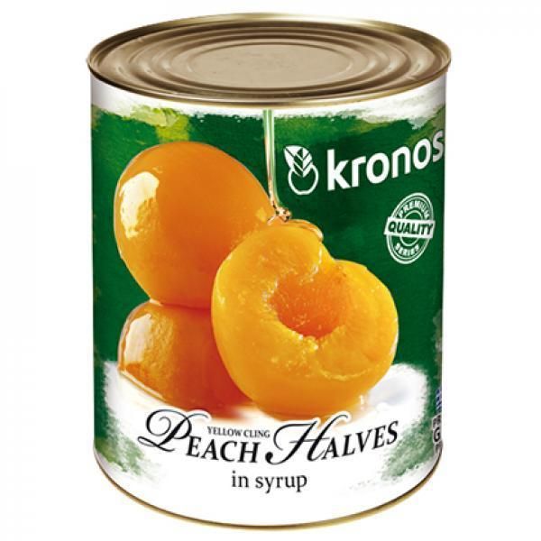  Đào ngâm Kronos - Lon 825g 