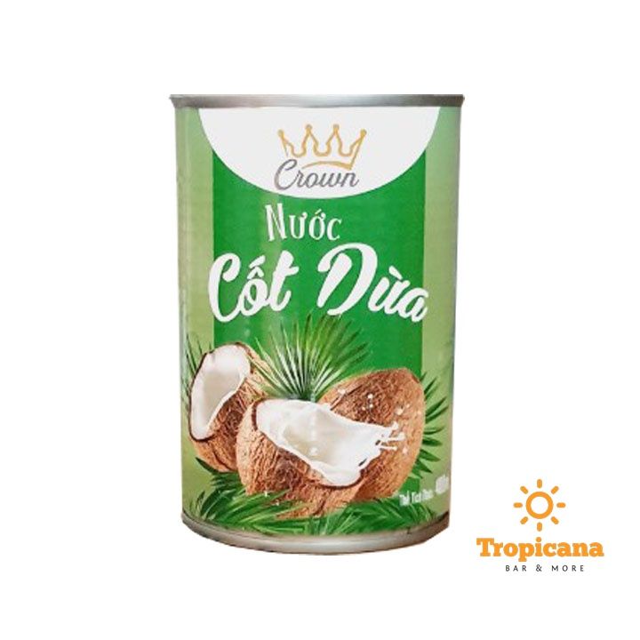 Nước Cốt Dừa Crown - Lon 400ml 