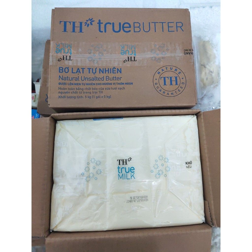 Bơ lạt tự nhiên TH True Butter - Thùng 5kg 