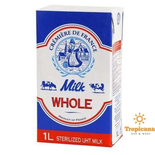  Sữa tươi Pháp Full Cream Cremiere De France - Hộp 1L 