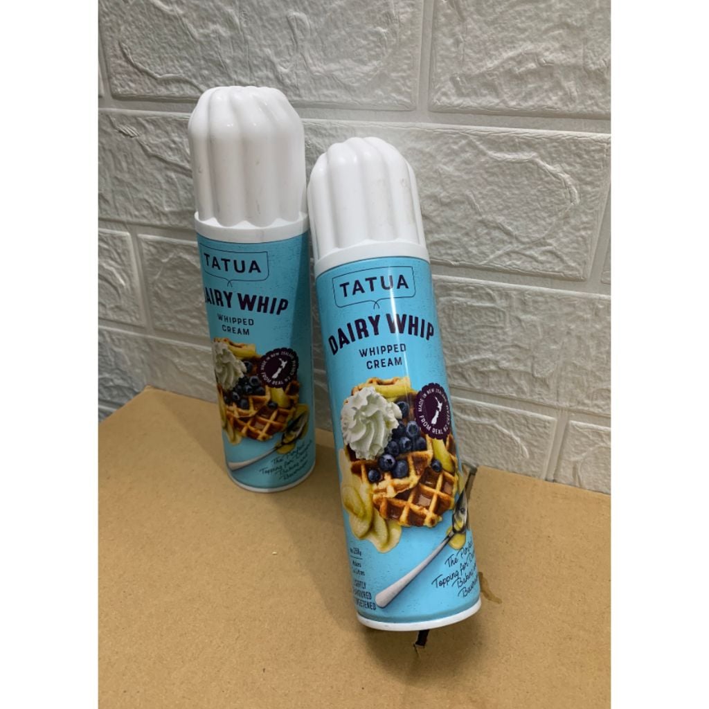  SET 6 chai Kem tươi dạng xịt TATUA - Chai 400g 