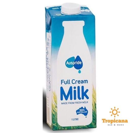  Sữa tươi nguyên kem Auspride Úc hộp 1L 