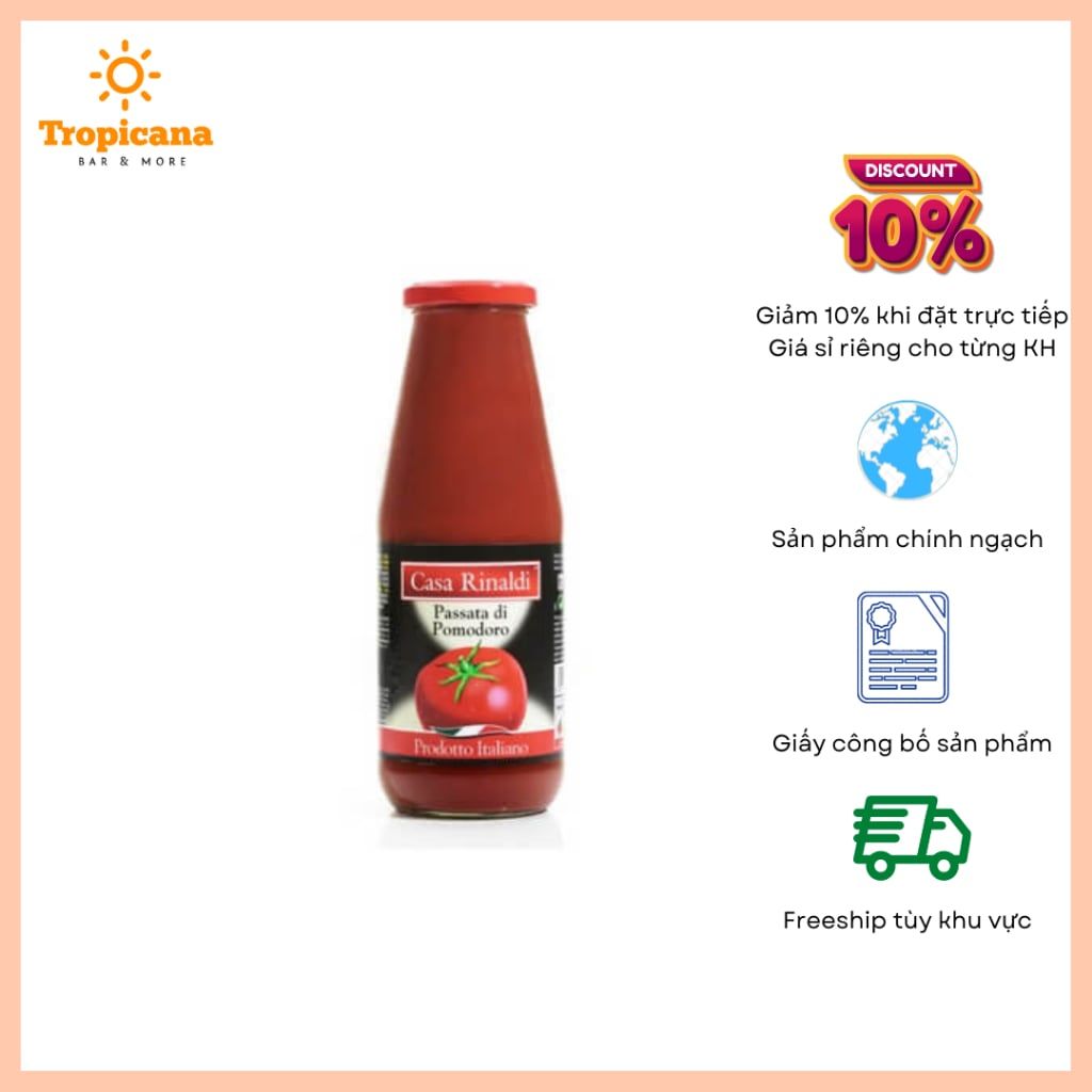  Cà chua nghiền Casa Rinaldi 690g 