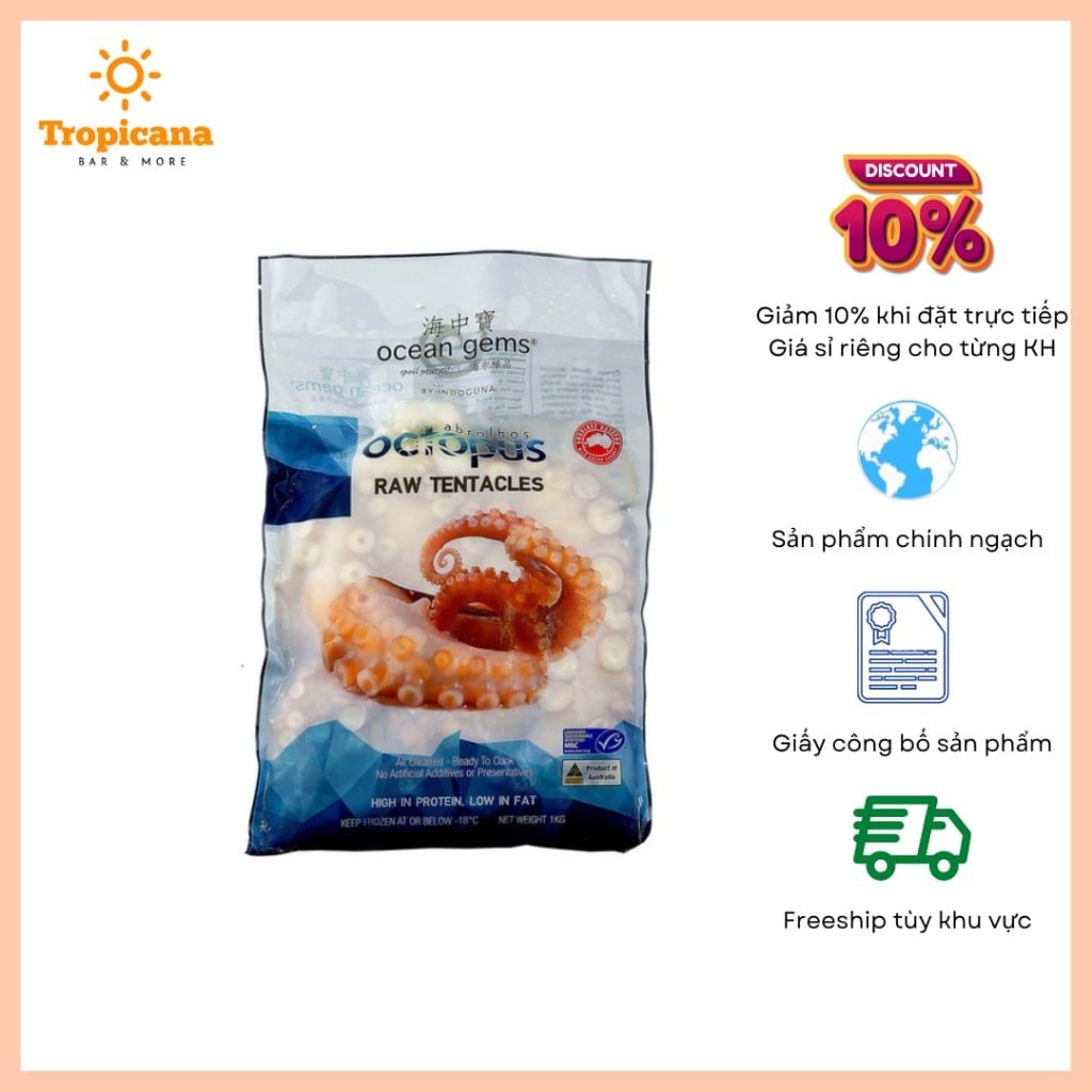  Mực Nang/ Bạch tuộc Baby Ocean Gems - Bịch 1kg 