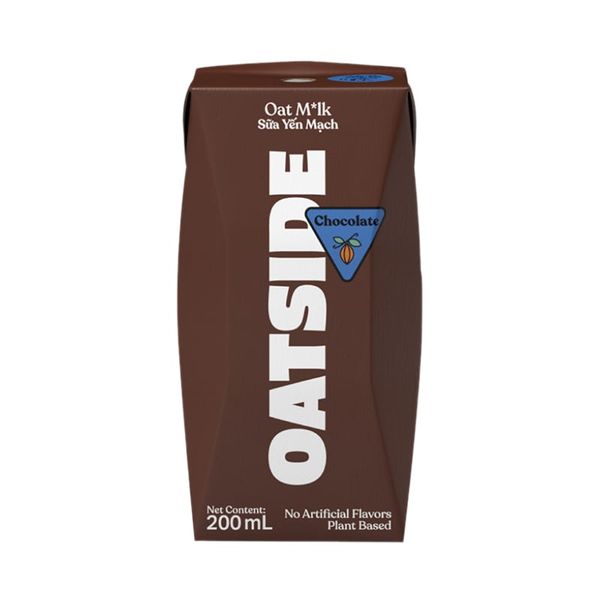  Sữa Yến Mạch OATSIDE Chocolate Oat Milk - Thùng 24 hộp 200ml 