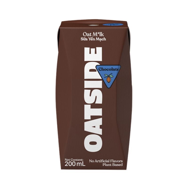  Sữa Yến Mạch OATSIDE Chocolate Oat Milk - Thùng 24 hộp 200ml 