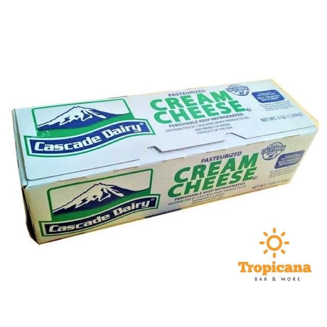  Phô mai kem - Cascade Dairy Cream cheese hộp 1.36kg 