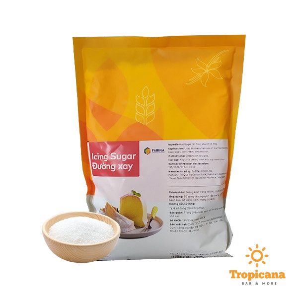  Đường xay Farina - Túi 100g I Túi 200g I Túi 500g 