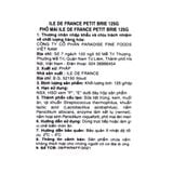  Phô mai Ile De France Petit Brie - Hộp 125g 