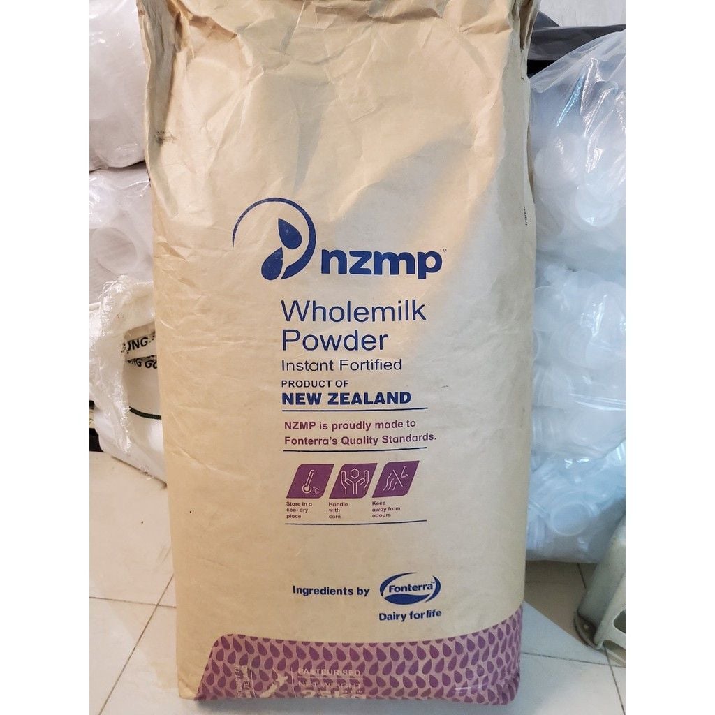  Sữa Bột Nguyên Kem WholeMilk Powder New Zealand NZMP - Bao 25kg 