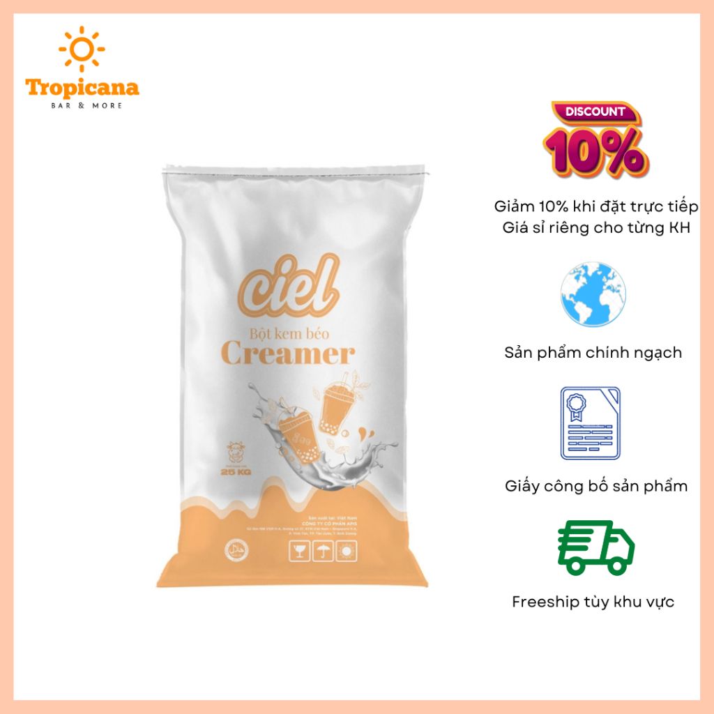  Bột kem béo cao cấp Ciel T35 - Bao 25kg 