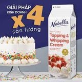  Kem Topping Nabella - Hộp 1L 