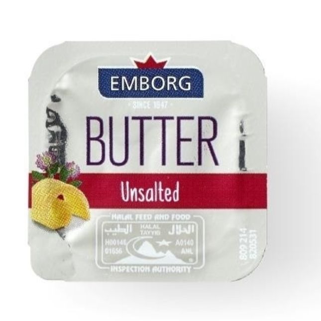  Bơ lạt viên Emborg 82% chất béo vỉ - Vỉ 64gr (8 x 8 g) 