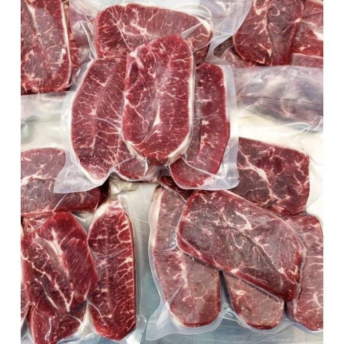  Lõi nạc vai bò Mỹ Bottega Zelachi - Túi 1kg (2cm) 