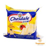  Phô mai Cheddar Chesdale Anchor New Zealand vị sữa - Gói 12 lát 250g 