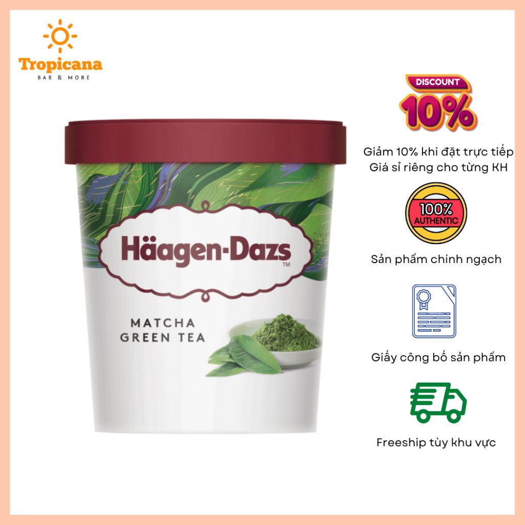  Kem Haagen-Dazs - Hộp 473ml 