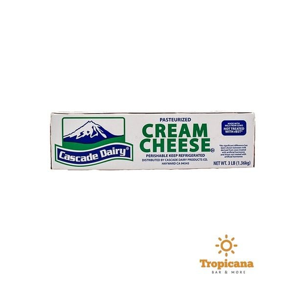 THÙNG Phô mai kem Creamcheese Cascade Dairy - 10 Khối 1,36kg 