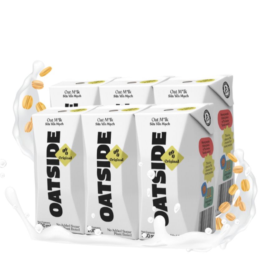  Sữa Yến Mạch OATSIDE Barista Oat Milk - Hộp 200ml 
