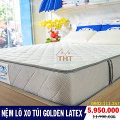 Nệm lò xo túi Golden Latex