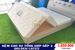 Nệm cao su tổng hợp gấp 3