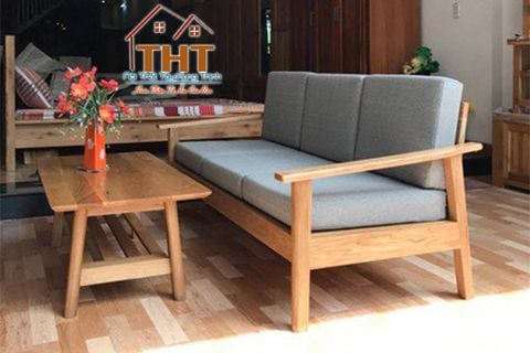 Bộ Sofa Como ( màu tự nhiên ) 2 món