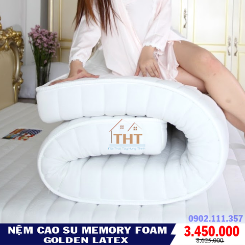 Nệm memory foam golden latex