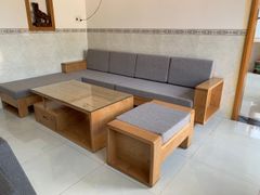 Sofa gỗ sồi mỹ.