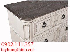 Bộ phòng ngủ trắng xuất Châu Âu